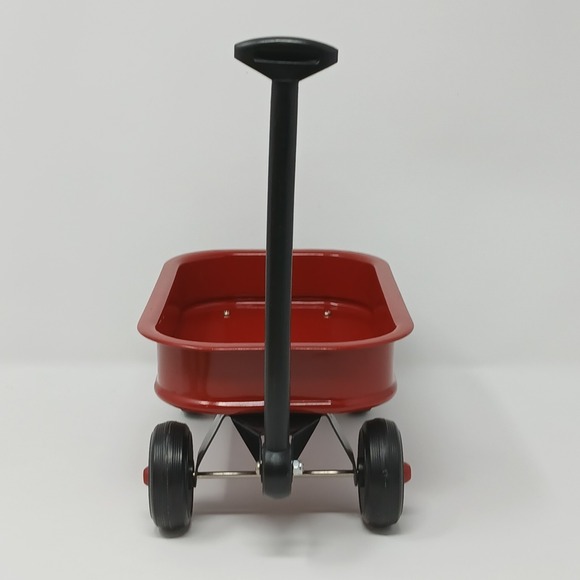Radio Flyer Red Wagon Metal Decorative Small Toy Model Collectible Vintage Plush - Picture 5 of 7